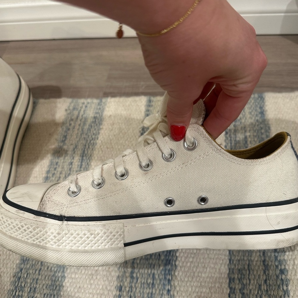 White Canvas Sneakers